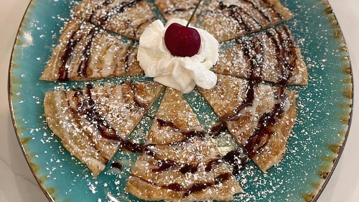 Thai Style Crispy Roti.