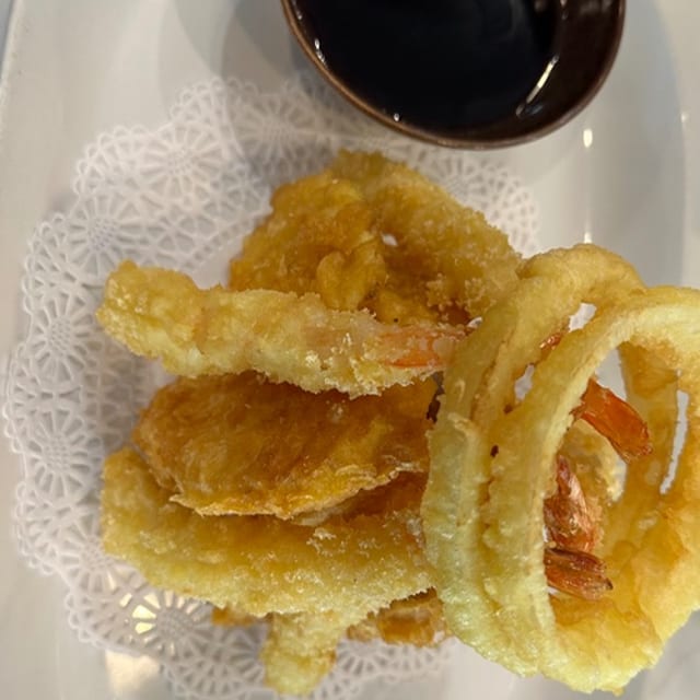 Shrimps and Vegetables Tempura (No Rice).